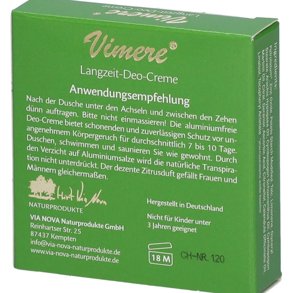 Vimere® Deo-Creme| Clearance