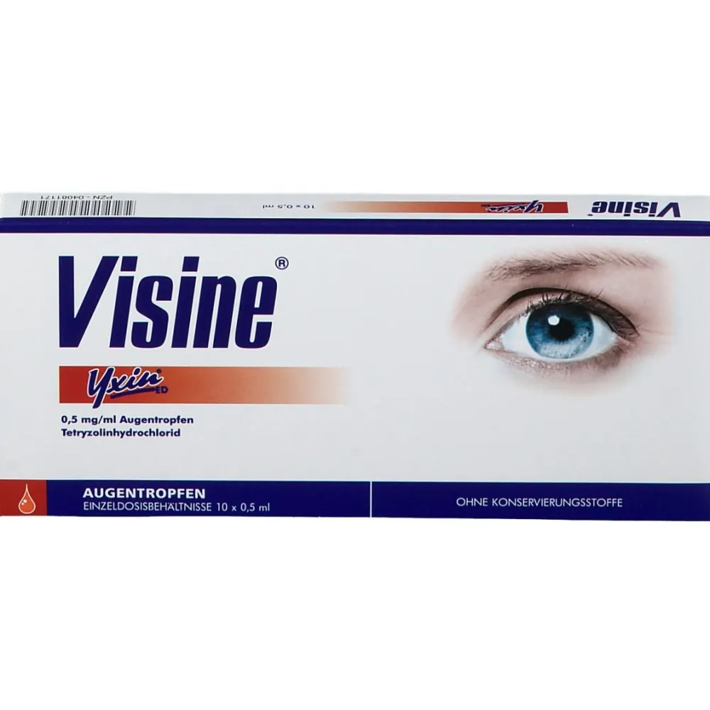 Visine® Yxin® ED Einzeldosispipetten> Clearance