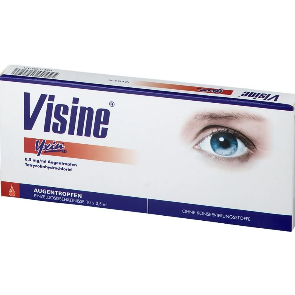 Visine® Yxin® ED Einzeldosispipetten> Clearance