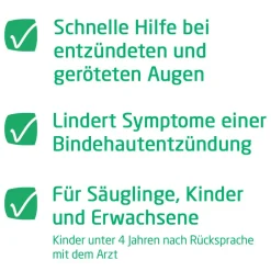 Visiodoron Euphrasia® Augentropfen in Monodosen- bei geröteten, gereizten & tränenden Augen einer Bindehautentzündung|WELEDA Clearance