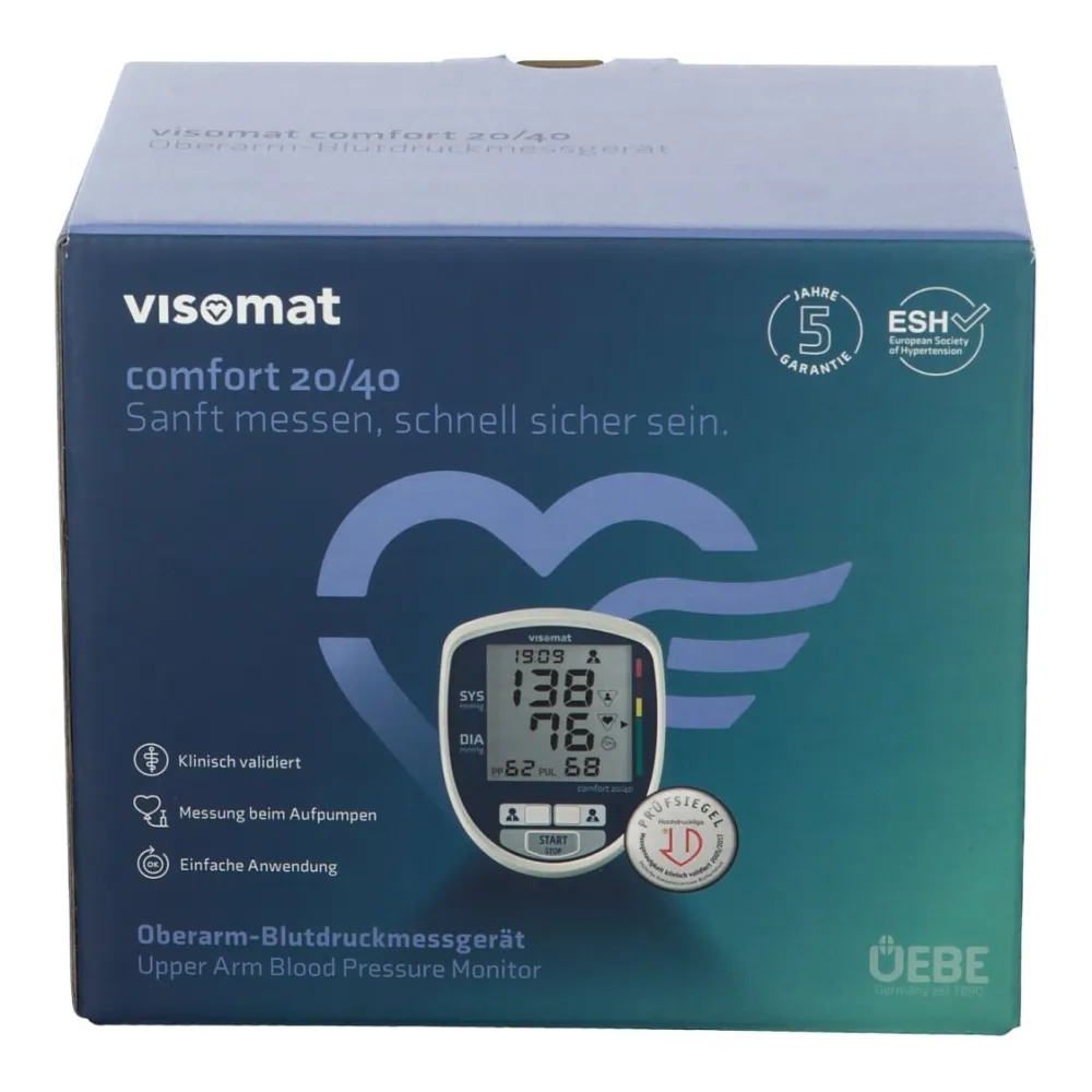 ® comfort 20/40 Oberarm-Blutdruckmessgerät|visomat New