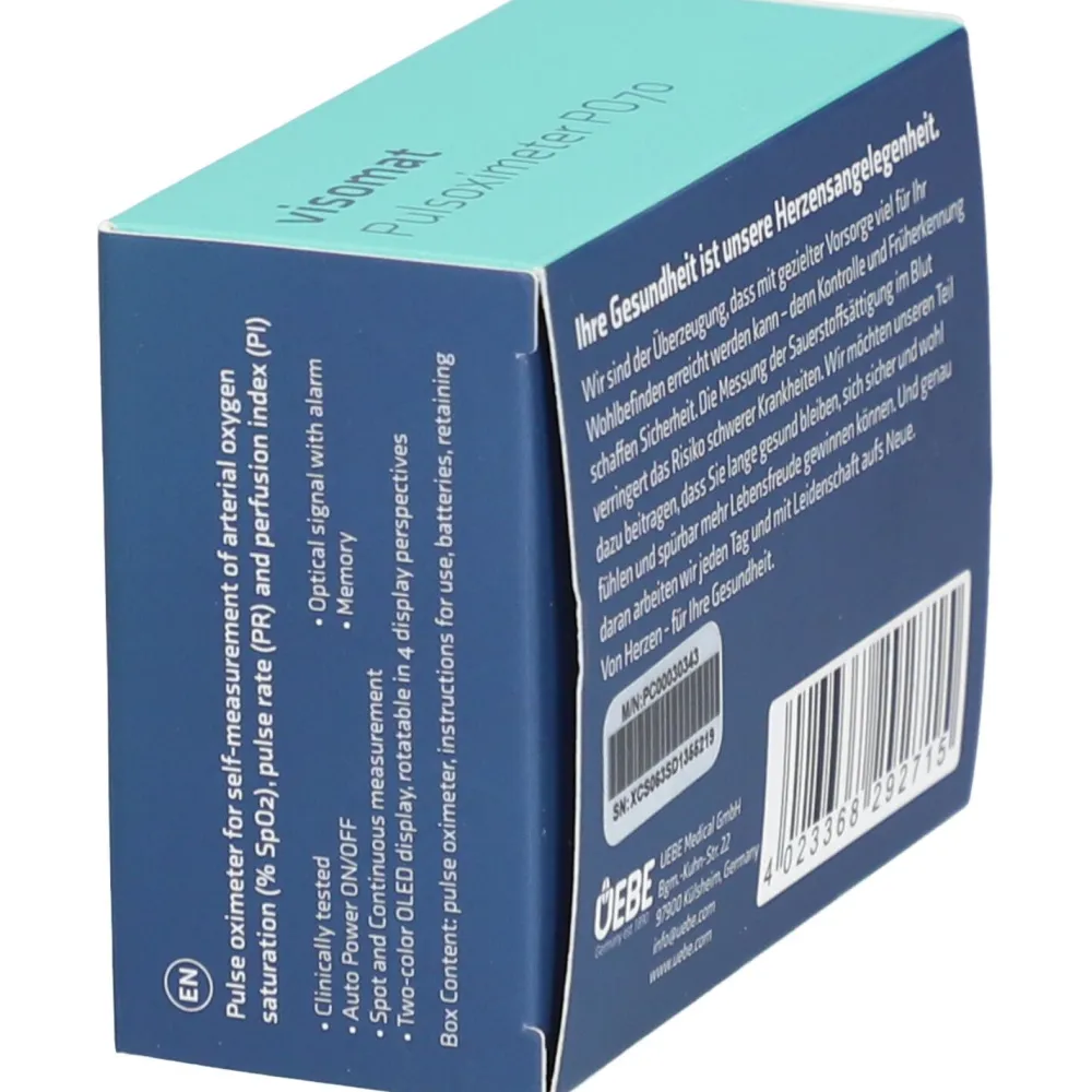 Visomat Pulsoximeter PO70| New