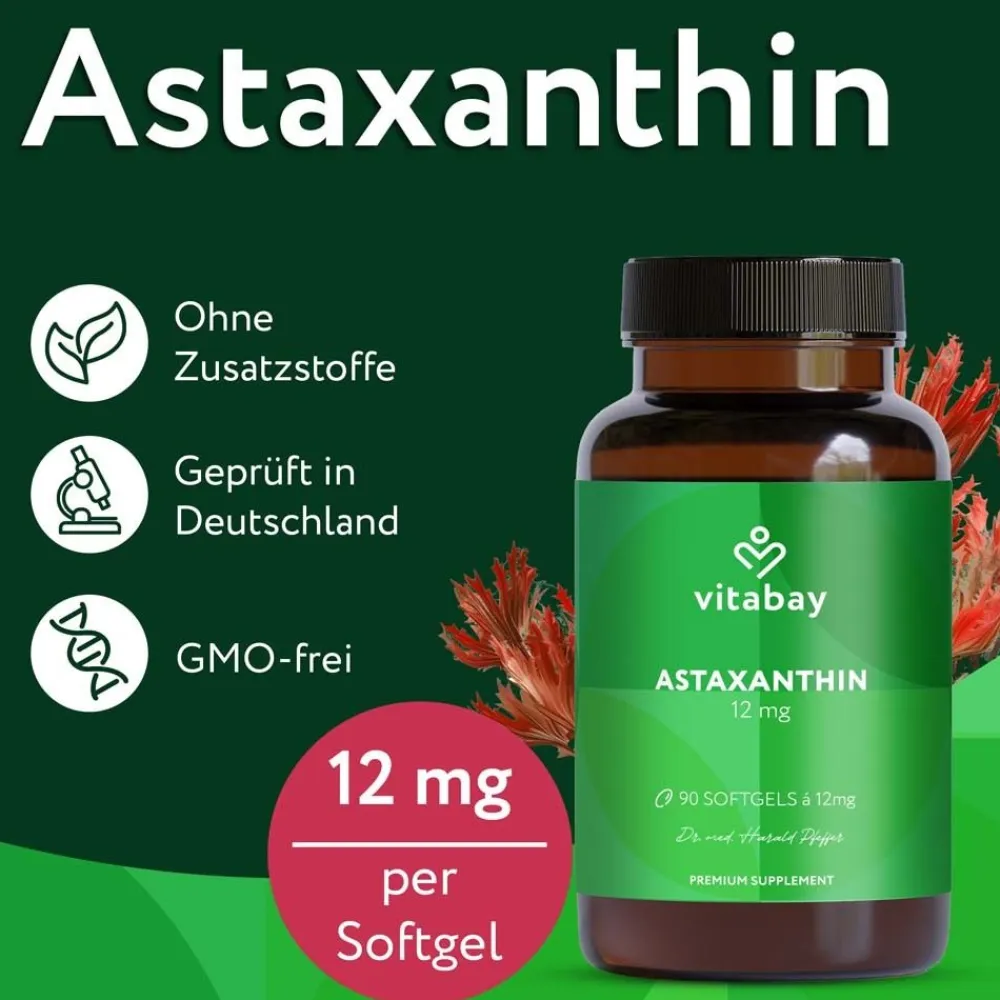 ® Astaxanthin 12 mg|vitabay Outlet