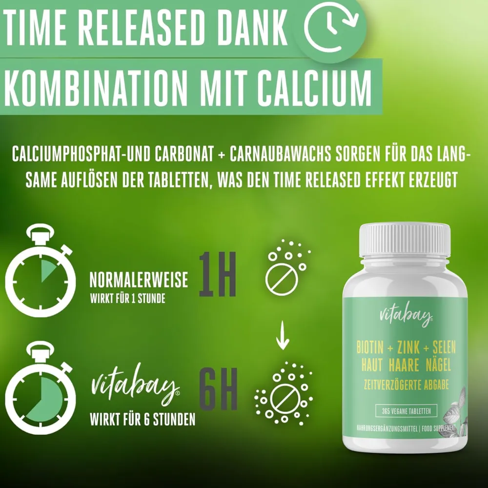 Biotin 10 mg Depot + Selen 110 mcg + Zink 10 mg>vitabay Clearance
