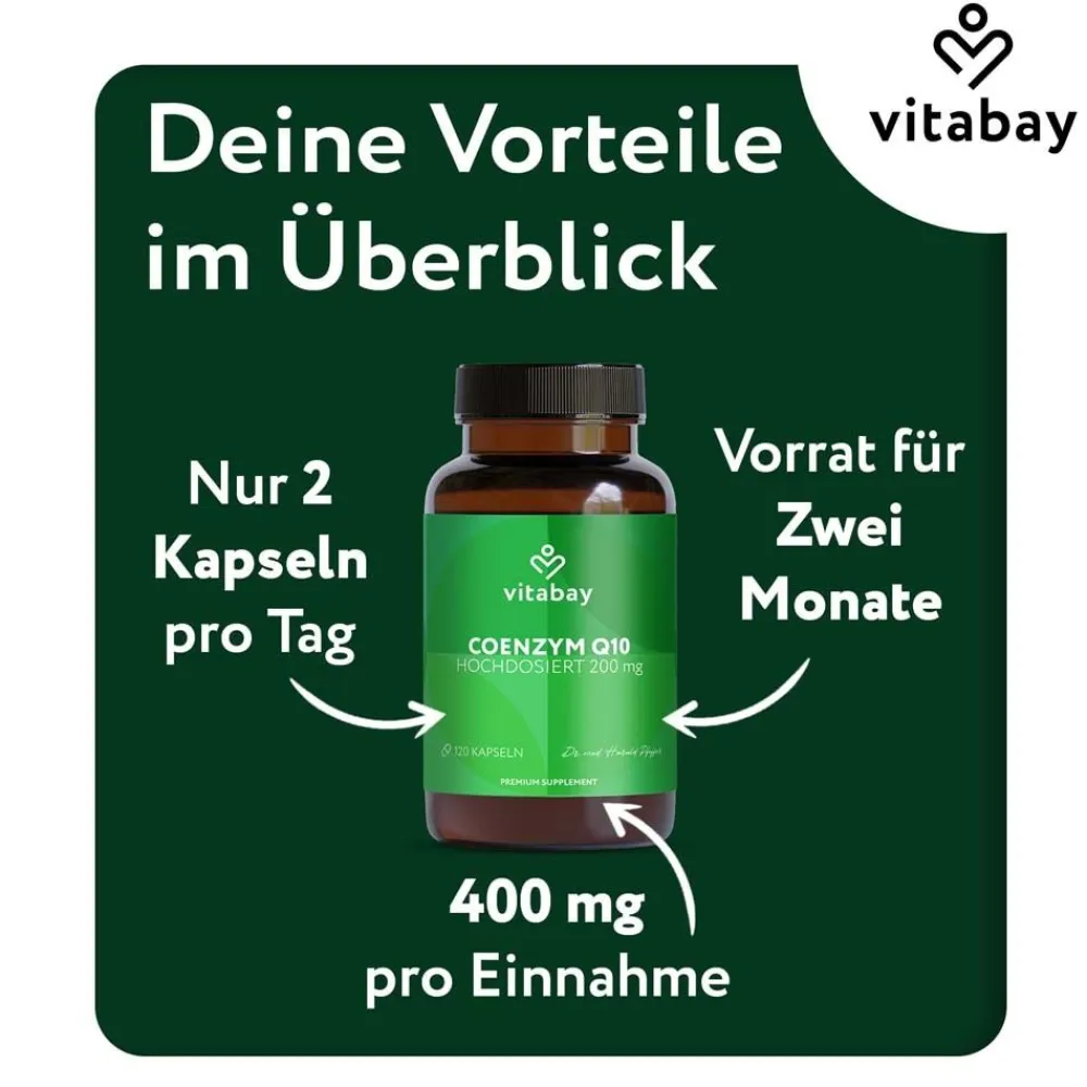 ® COENZYM Q10 komplex 200 mg|vitabay Outlet