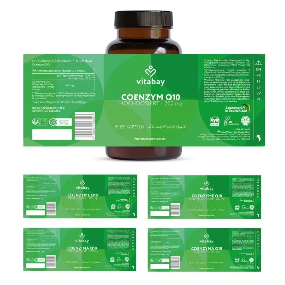 ® COENZYM Q10 komplex 200 mg|vitabay Outlet
