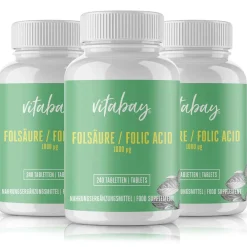 Folsäure - Folic Acid - 1000 mcg>vitabay Discount