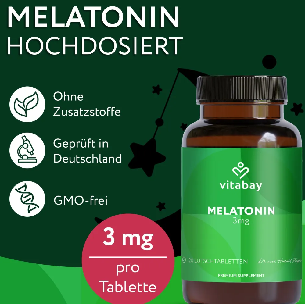 Melatonin 3mg>vitabay