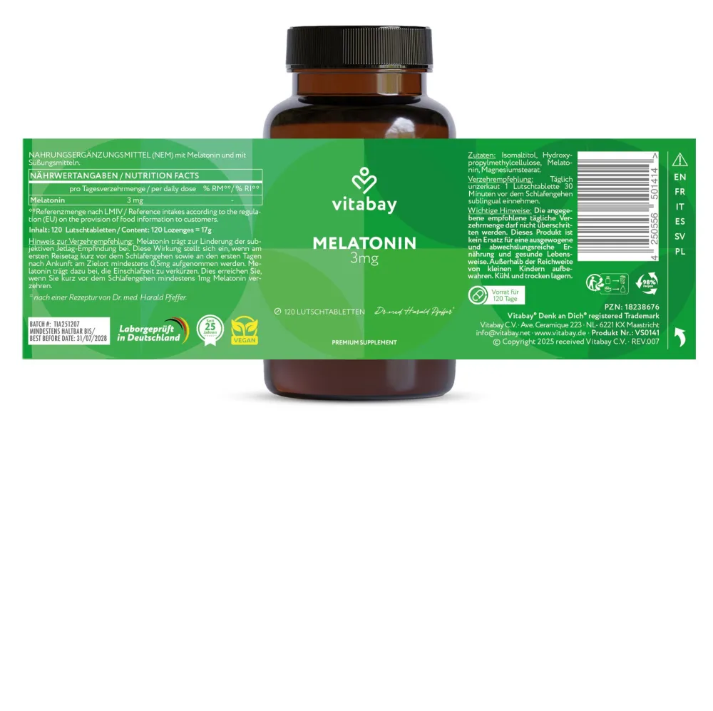 Melatonin 3mg>vitabay