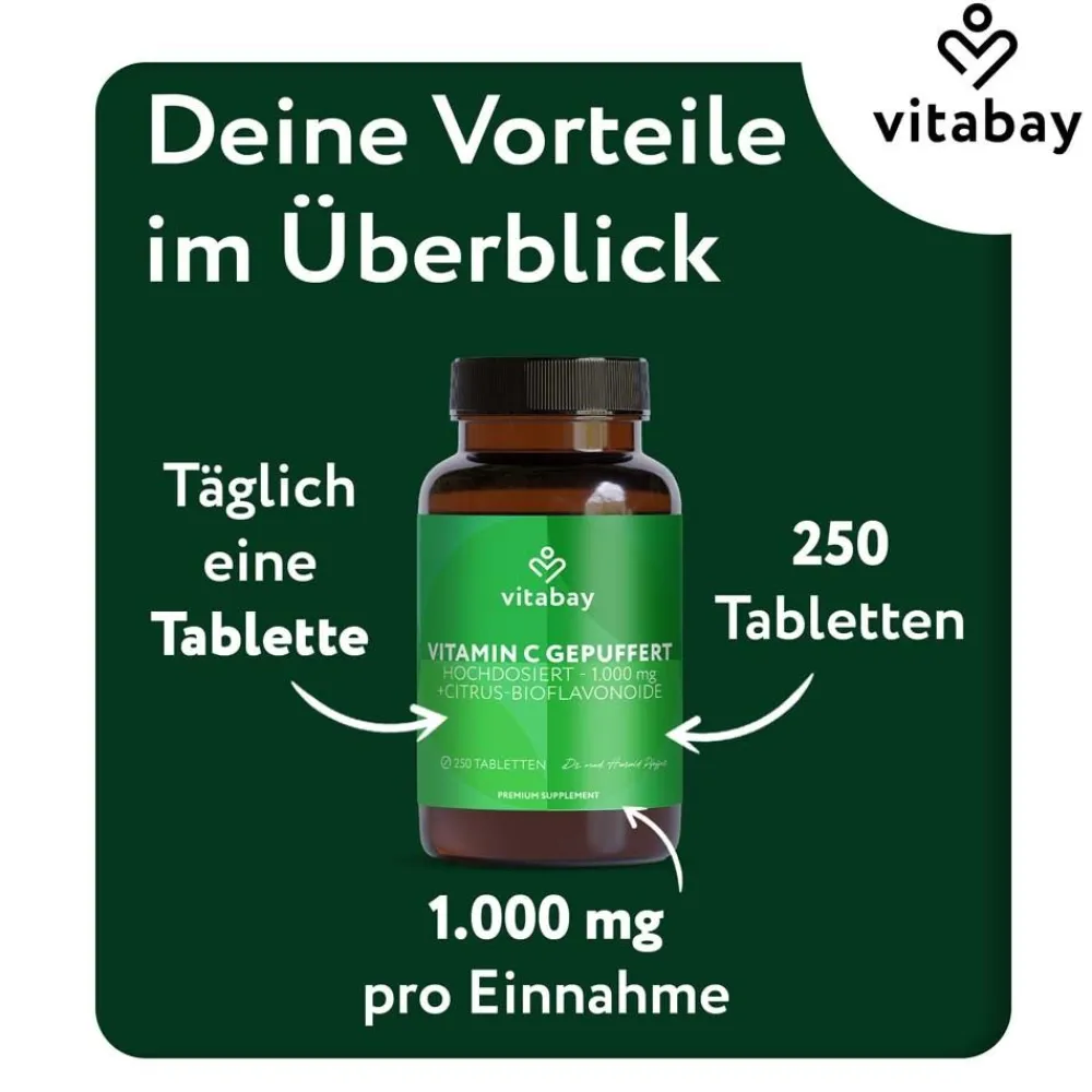 ® VITAMIN C 1000 mg + Citrus-Bioflavonoide>vitabay Outlet