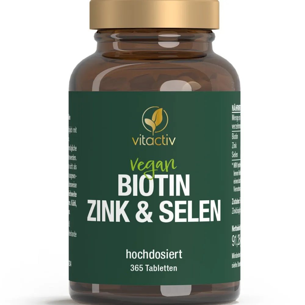 vitactiv Biotin Selen & Zink vegan> Clearance