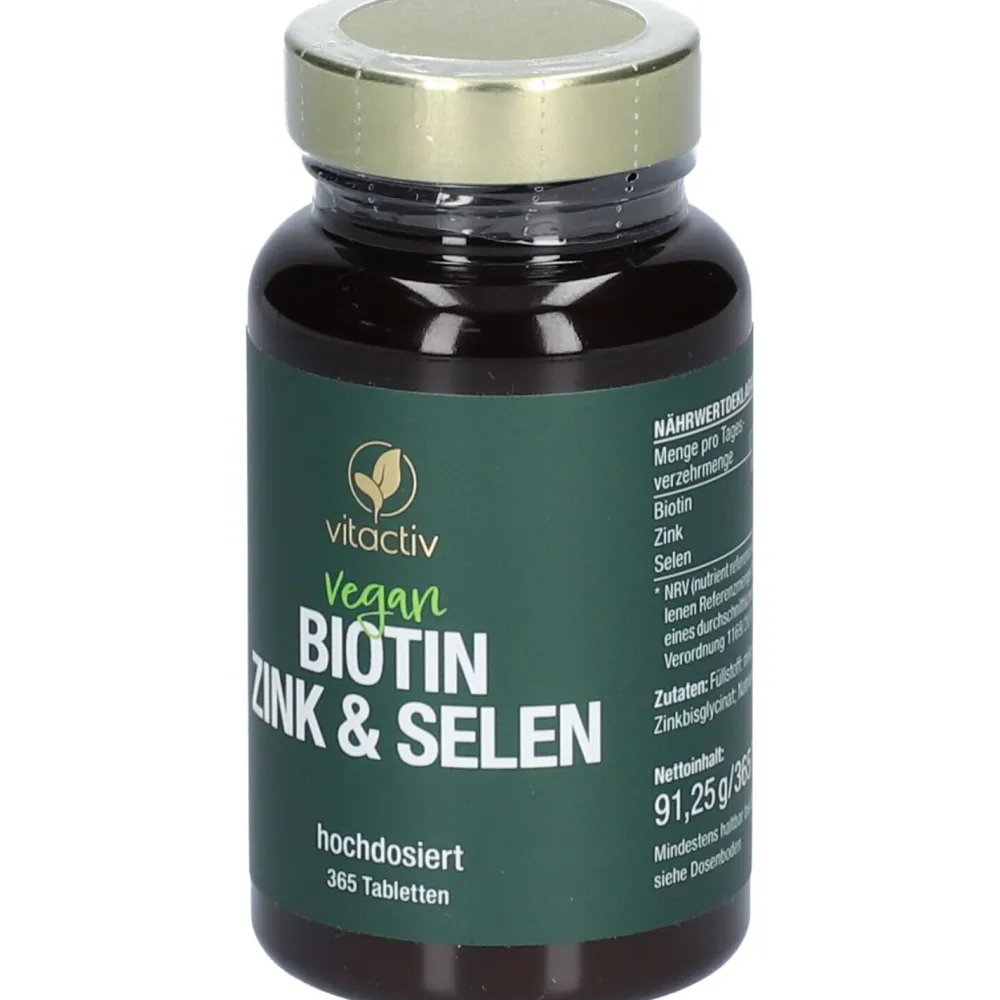 vitactiv Biotin Selen & Zink vegan> Clearance