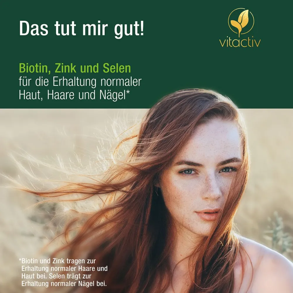 vitactiv Biotin Selen & Zink vegan> Clearance
