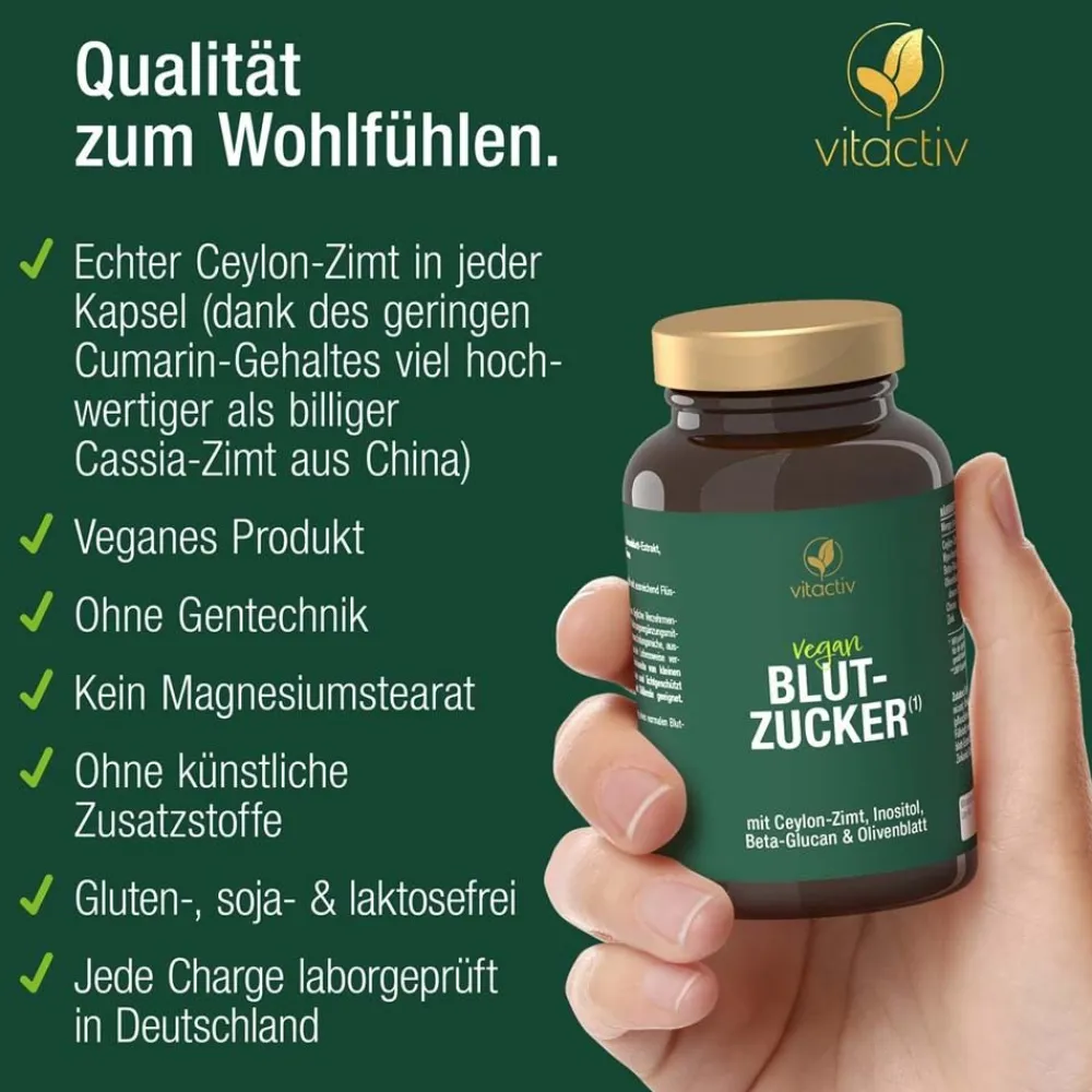 vitactiv Blutzucker Kapseln> Hot