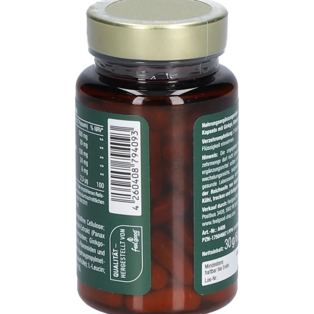 Ginkgo + Ginseng + B12>Vitactiv Clearance