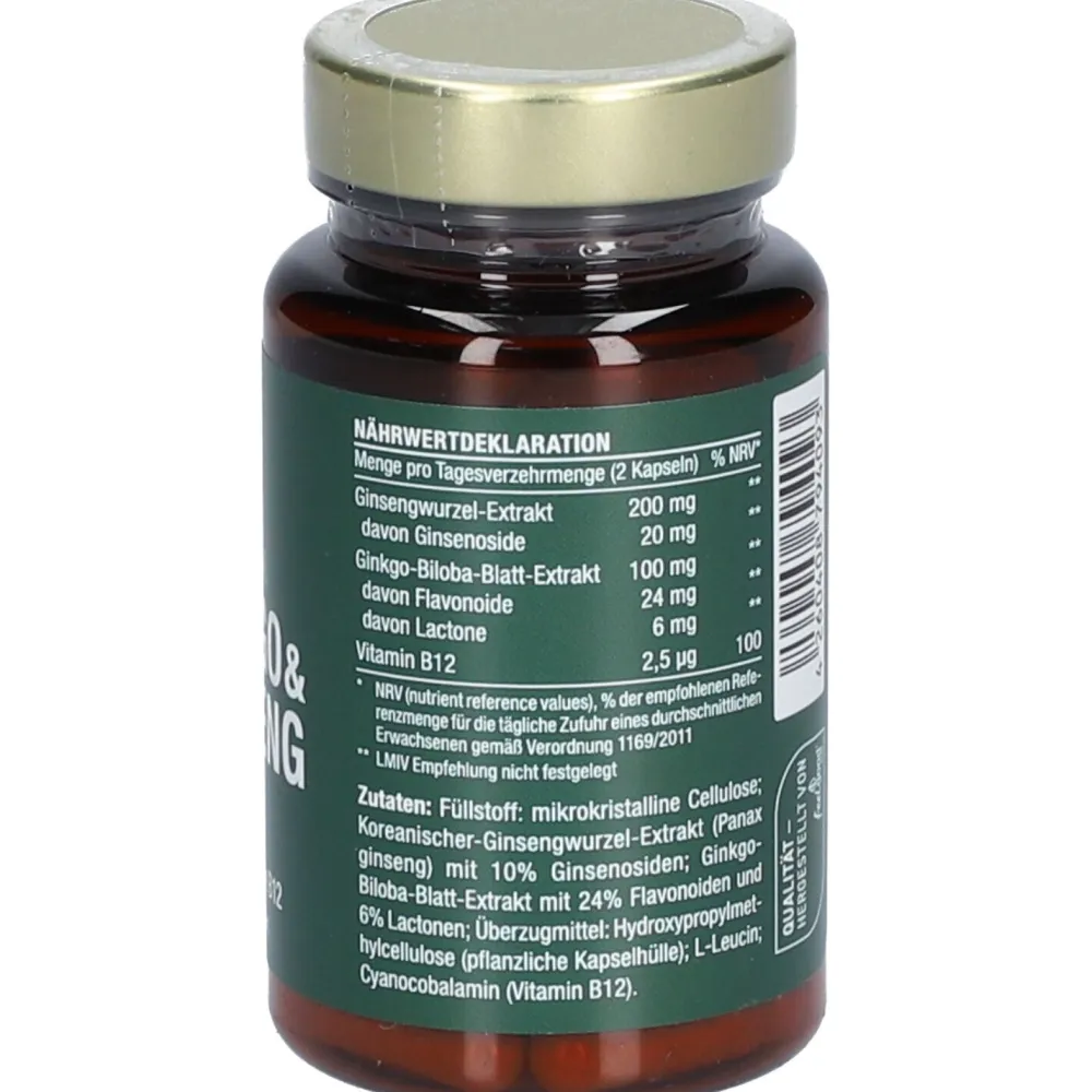 Ginkgo + Ginseng + B12>Vitactiv Clearance