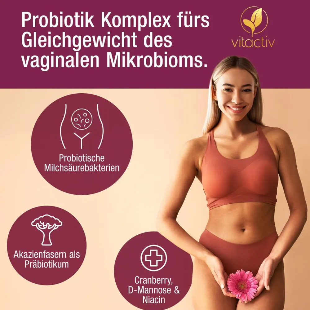 Vitactiv - INTIMFLORA PROBIOTIK - Milchsäurebakterien| Sale