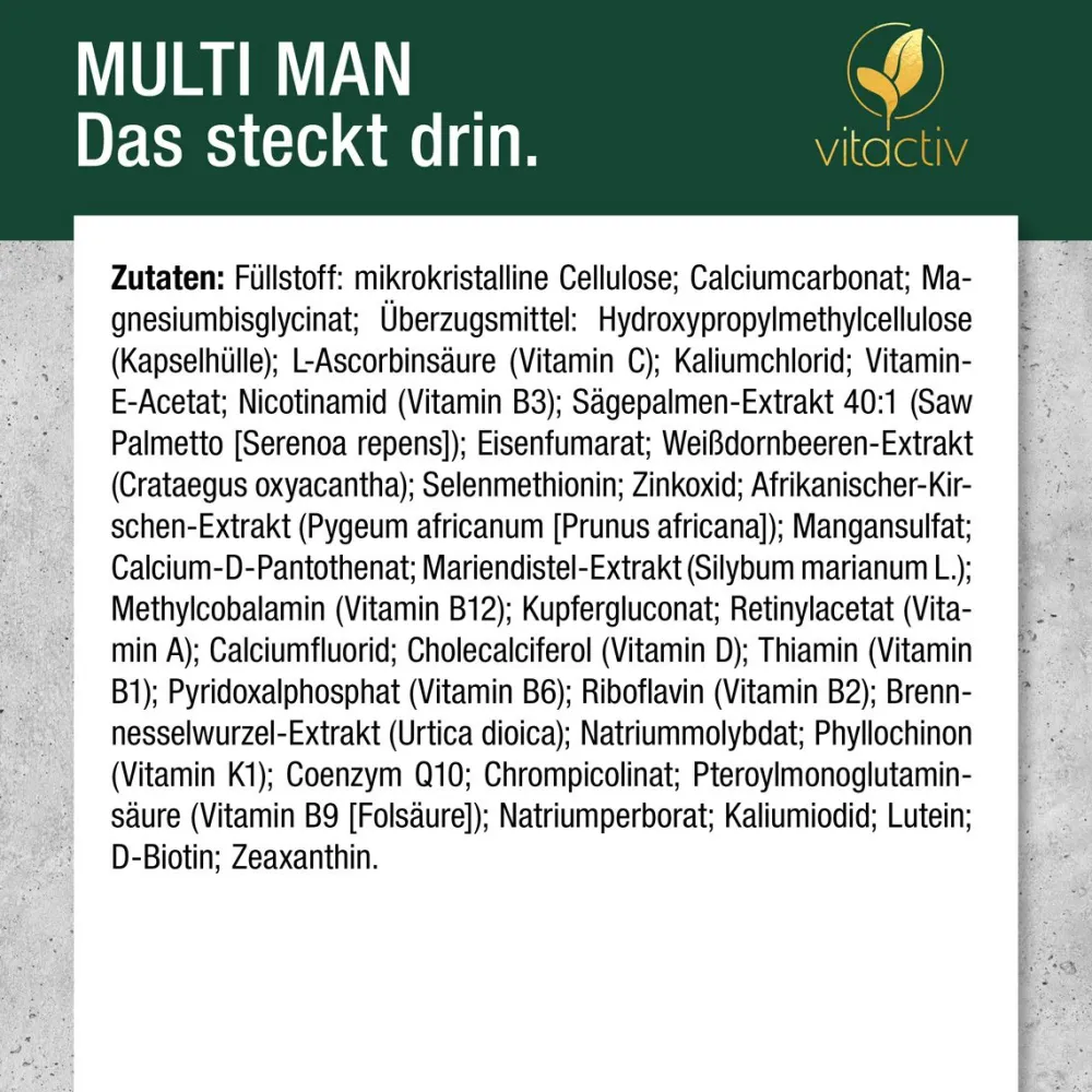 Vitactiv - MULTI MAN| Sale