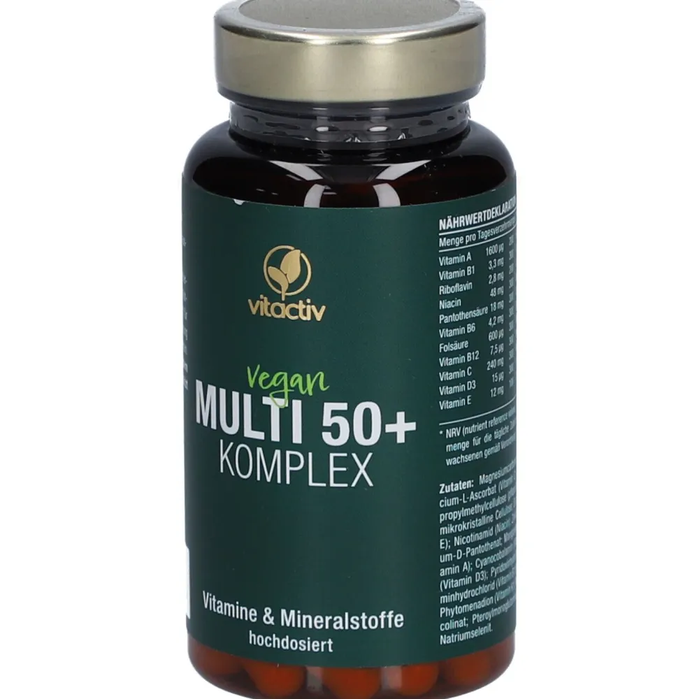 MULTI 50+ Vitamin- & Mineralstoff-Komplex|Vitactiv New