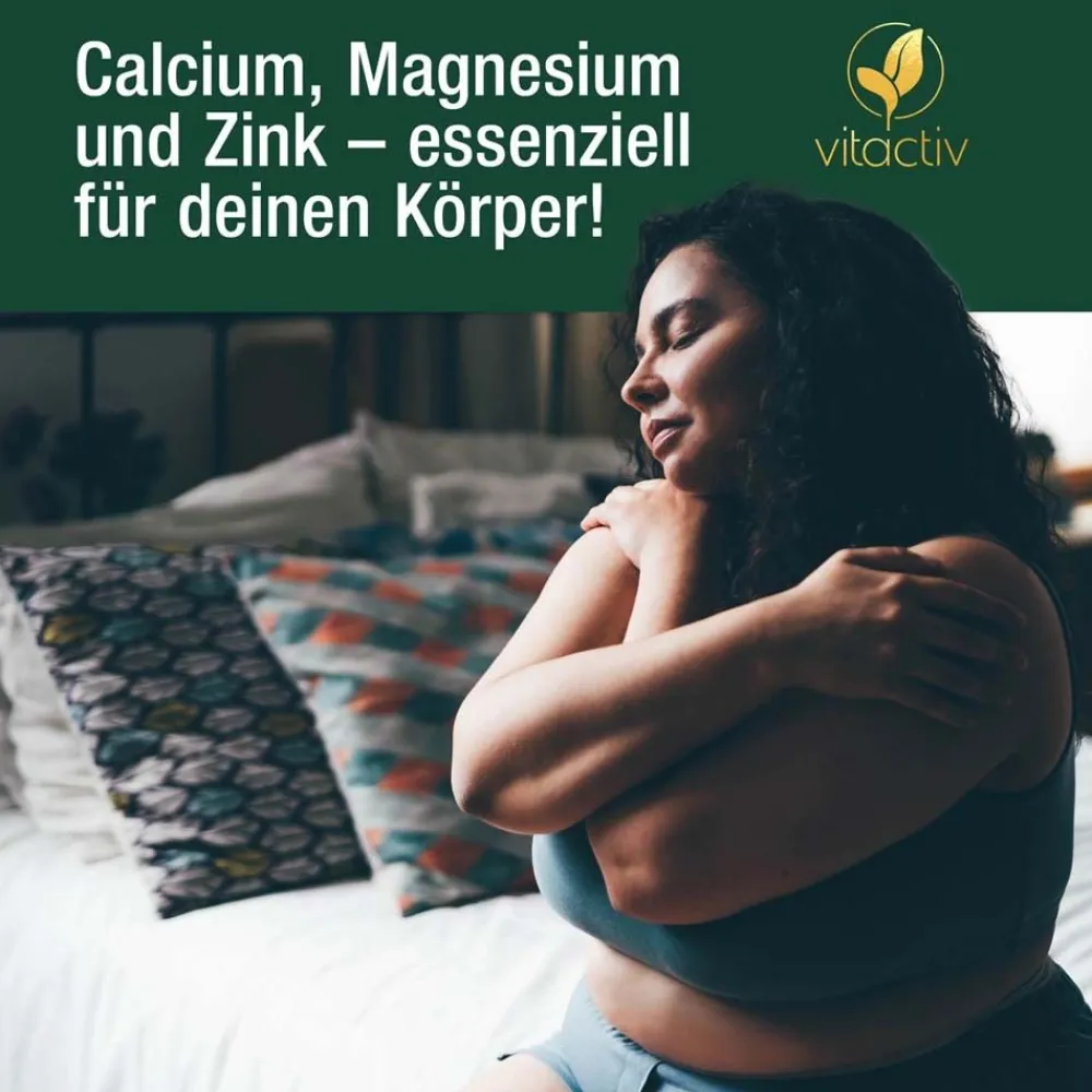 Natural Nutrition Calcium & Magnesium & Zink|Vitactiv Sale