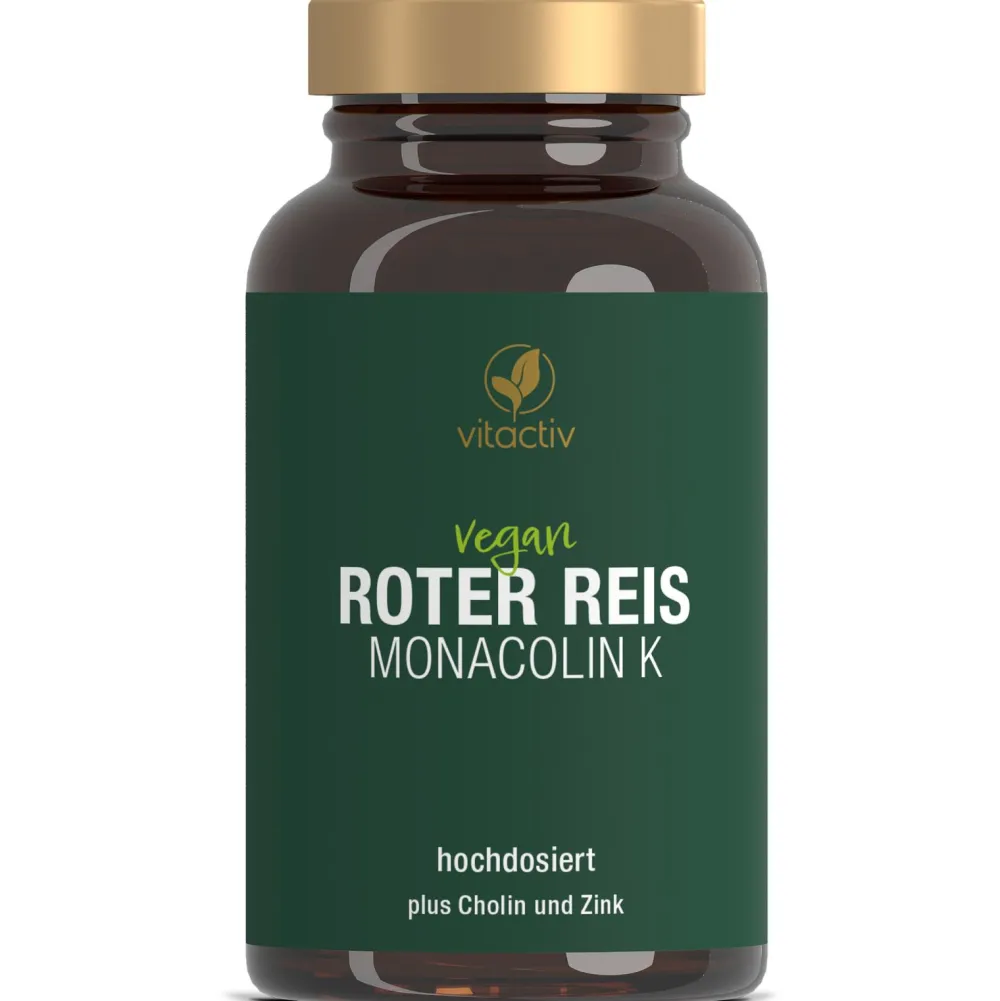 Vitactiv - ROTER REIS (Monacolin K) + Cholin + Zink> Sale