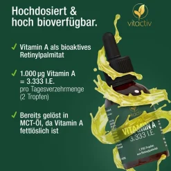 Vitactiv VITAMIN A TROPFEN 3.333 I.E|