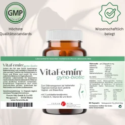 VitaFemin® gyno-biotic Blasenflora Kapseln bei bakterieller Vaginosis| Online