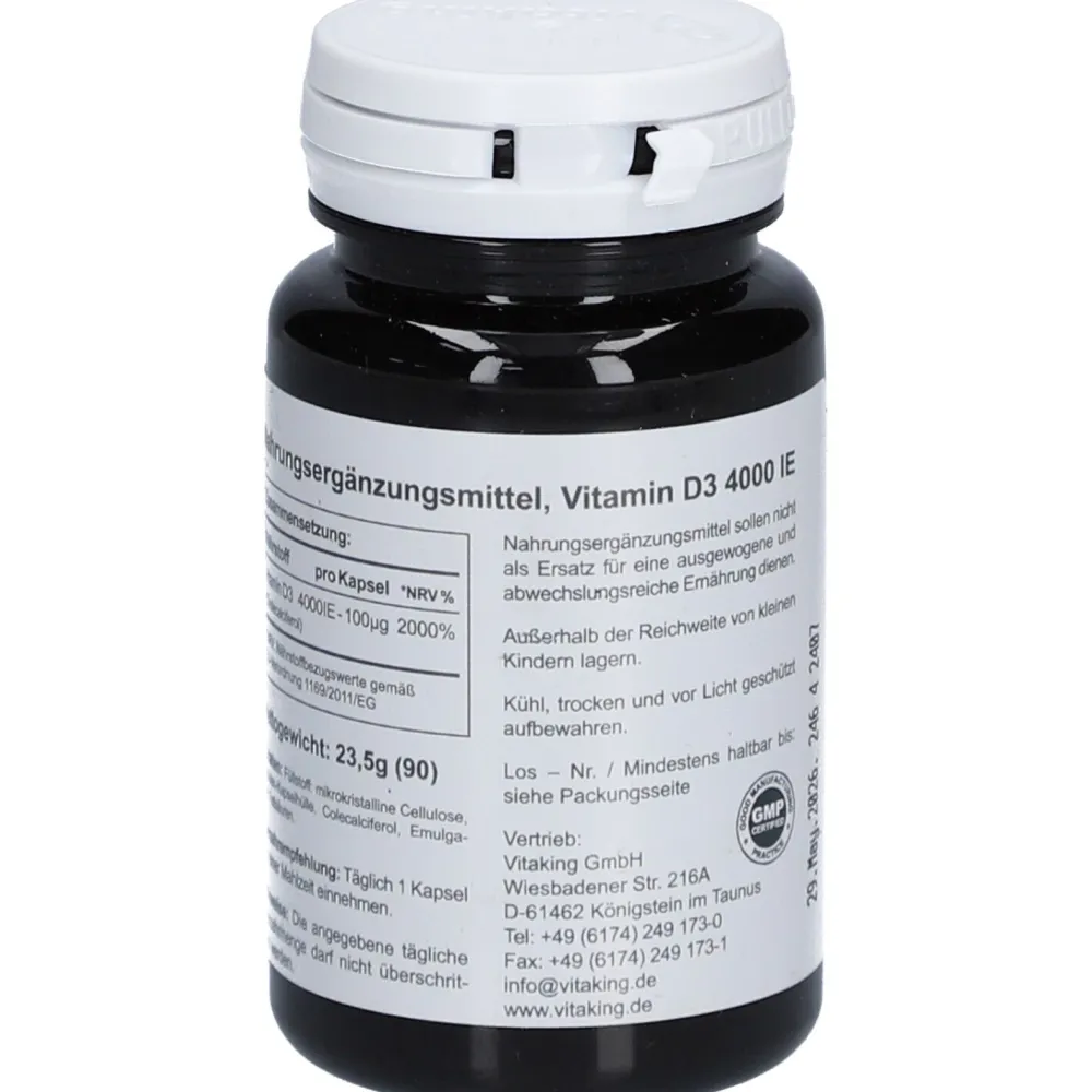 vitaking Vitamin D3 4000 I.E.|
