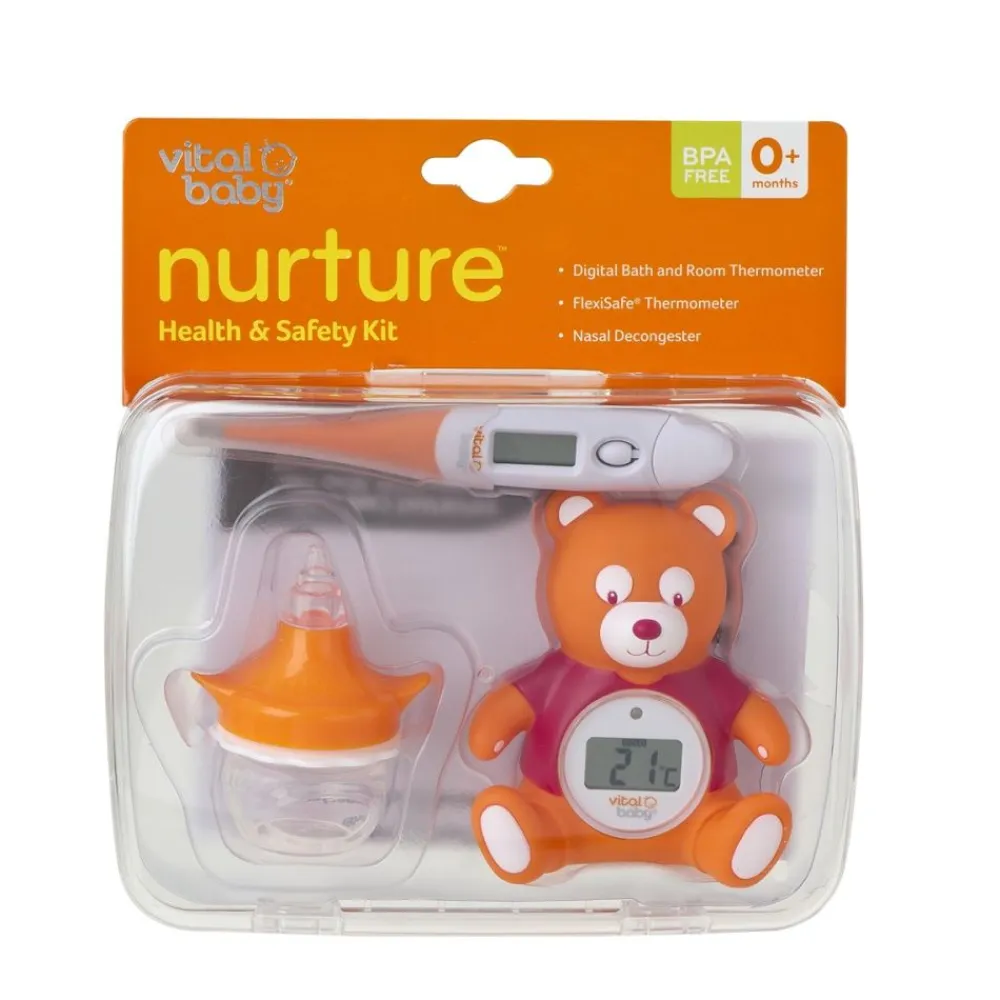 Vital Baby - Hygiene-/Gesundheitsset: Nasensauger, Raumthermometer, Fieberthermometer> Clearance