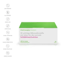 VitalComplex Premium mit Selen für die normale Schilddrüsenfunktion|