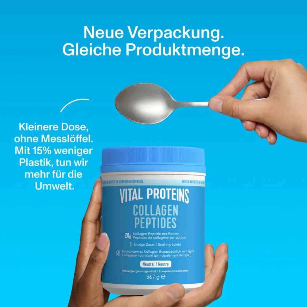 Collagen Peptides 567 g – bioaktive Kollagen-Peptide Typ 1 - reines Kollagen-Hydrolysat|Vital Proteins