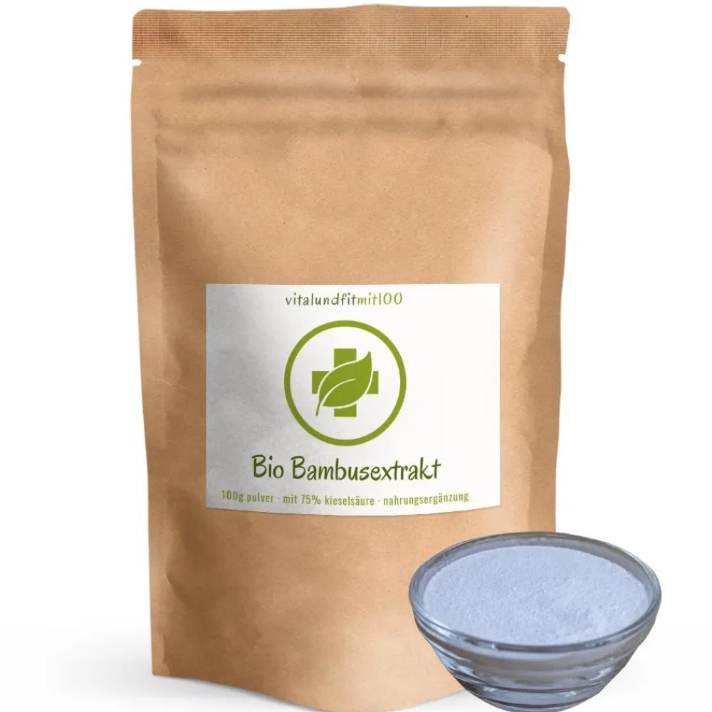 vitalundfitmit100® Bio Bambus Extrakt (organisch gebundenes Silizium)> Outlet