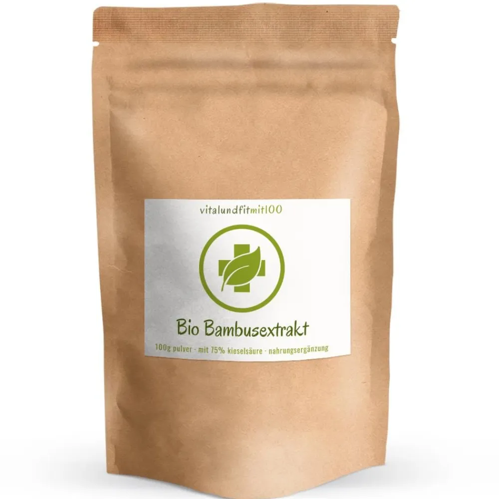 vitalundfitmit100® Bio Bambus Extrakt (organisch gebundenes Silizium)> Outlet