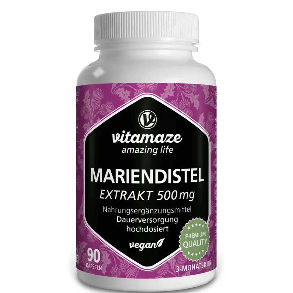 MARIENDISTEL 500 mg Extrakt hochdosiert|vitamaze Best