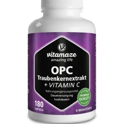 OPC TRAUBENKERNEXTRAKT hochdosiert + Vitamin C|vitamaze Online