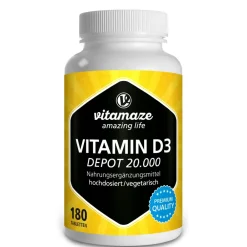VITAMIN D3 20.000 I.E. Depot hochdosiert>vitamaze Best