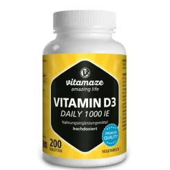 Vitamin D3 1.000 I.E. hochdosiert|vitamaze Clearance