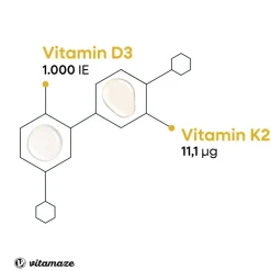 Vitamin D3 + K2 Tropfen hochdosiert|vitamaze Hot