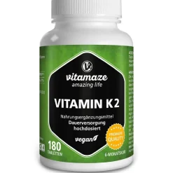 VITAMIN K2 200 µg hochdosiert vegan>vitamaze