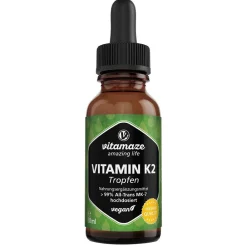 Vitamin K2 Tropfen MK7 20 µg hochdosiert|vitamaze Sale