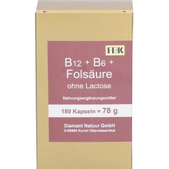 Vitamin B12 + B6 + Folsäure ohne Lactose| Sale