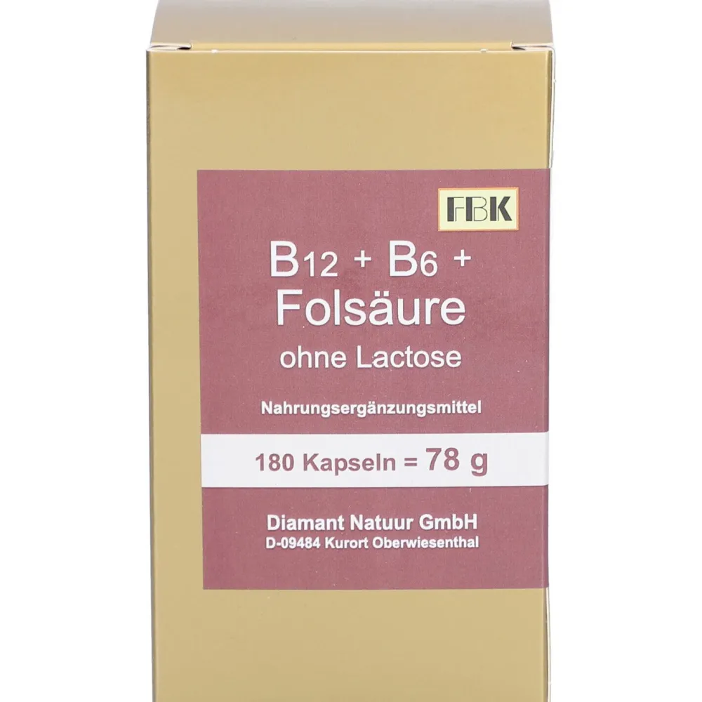 Vitamin B12 + B6 + Folsäure ohne Lactose| Sale