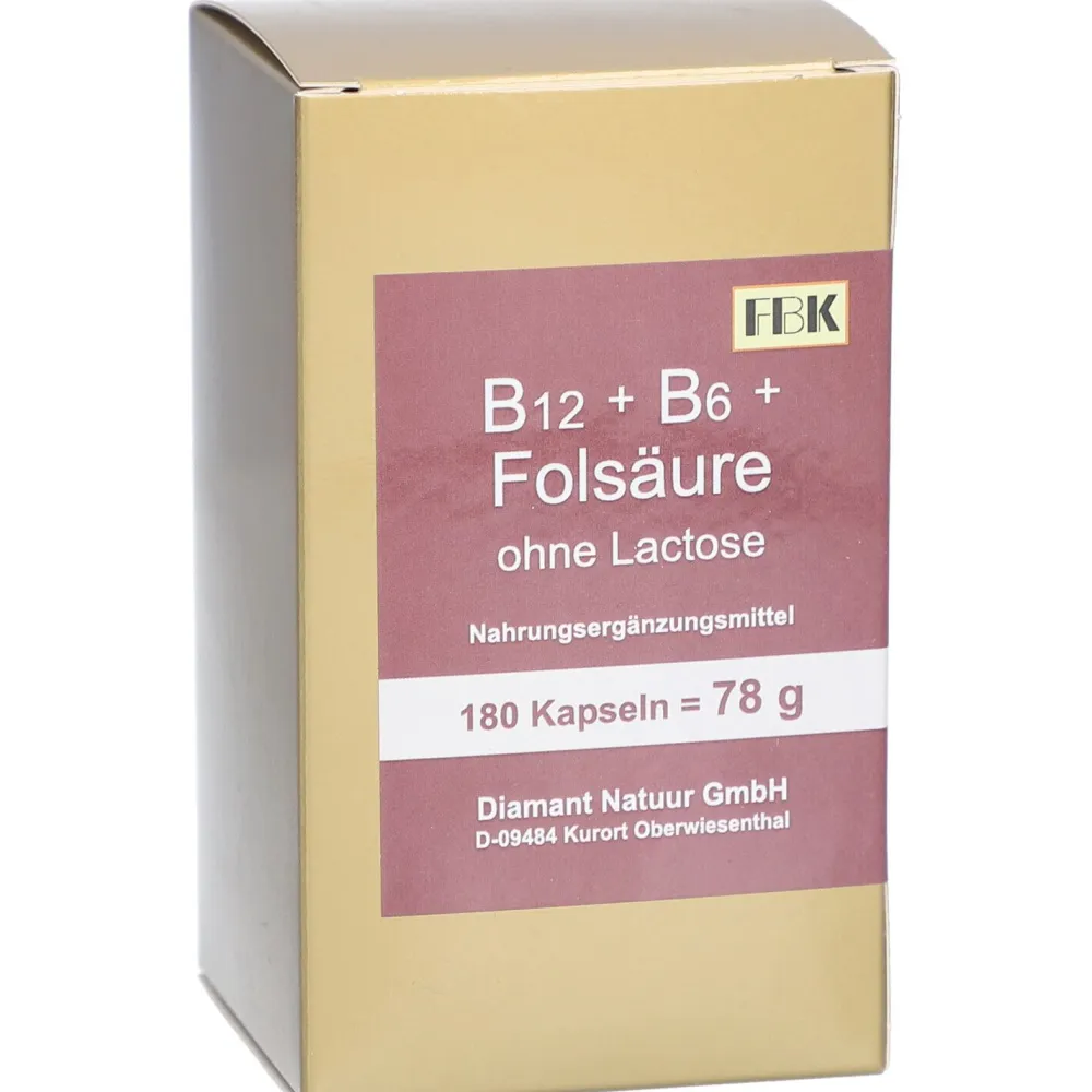 Vitamin B12 + B6 + Folsäure ohne Lactose| Sale