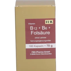 Vitamin B12 + B6 + Folsäure ohne Lactose| Sale