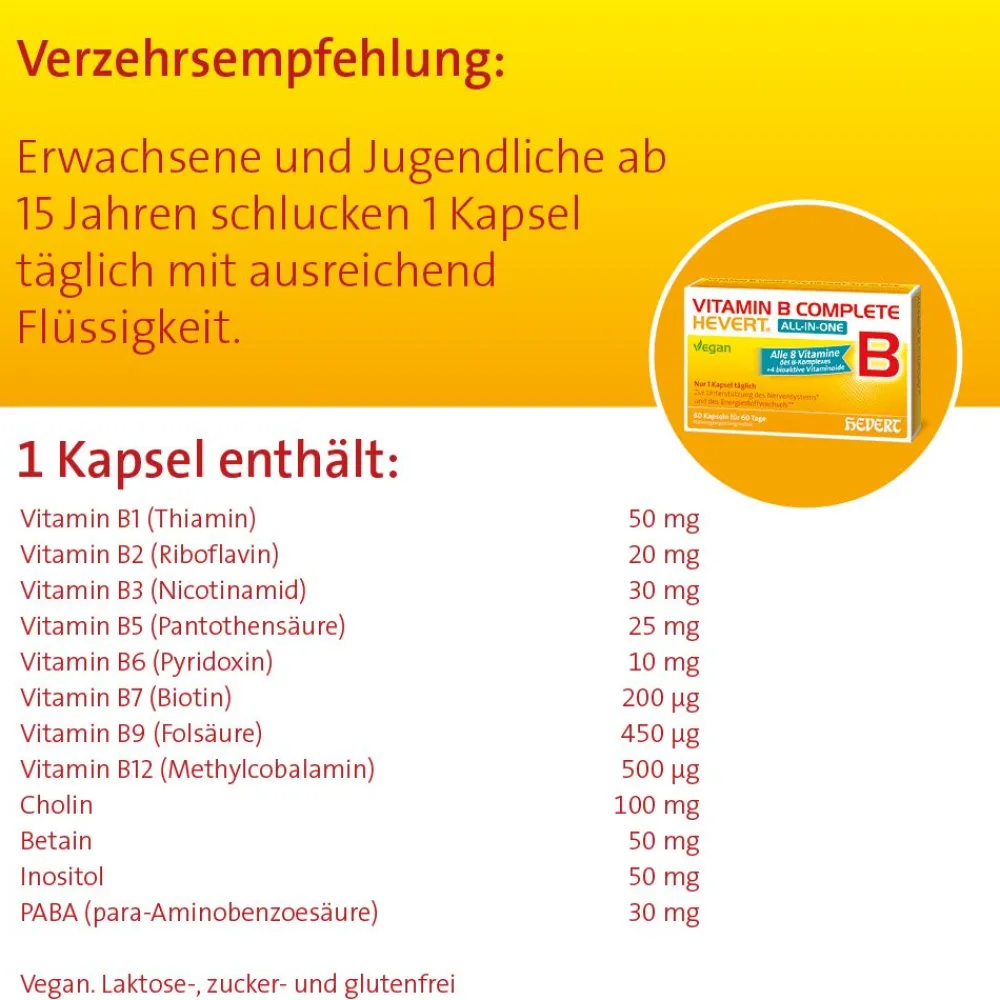 Vitamin B Complete Hevert® All-in-One|