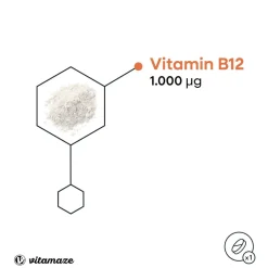 VITAMIN B12 1.000 µg hochdosiert vegan|vitamaze Best