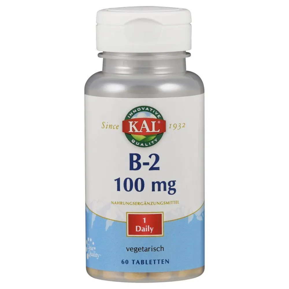 Vitamin B2 Riboflavin 100 mg|KAL Clearance
