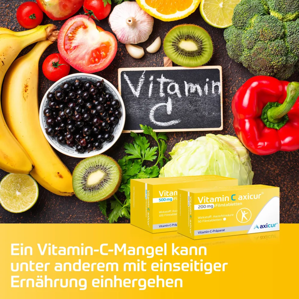 Vitamin C axicur® 500 mg> Hot