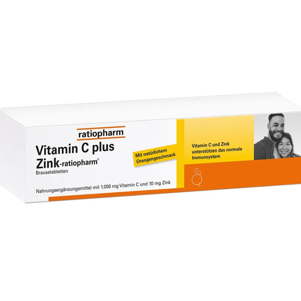 Vitamin C plus Zink-® Brausetabletten|ratiopharm Outlet