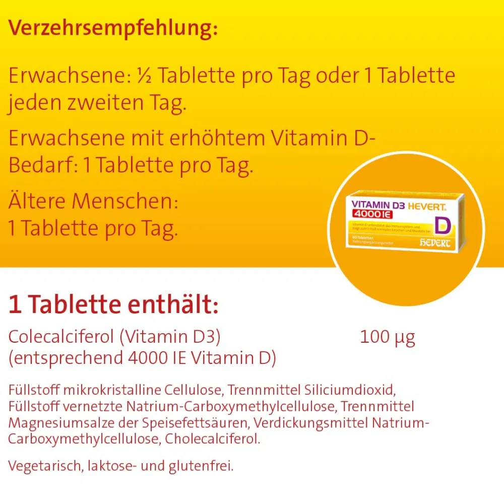 Vitamin D3 Hevert 4000 IE| Outlet
